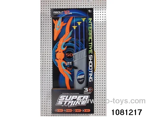 bow and arrow in display box