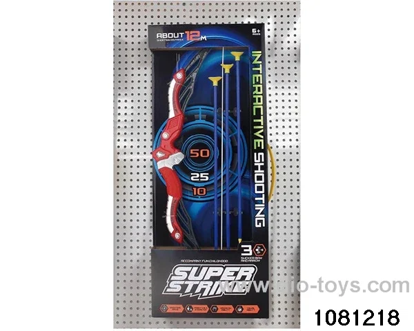 bow and arrow in display box