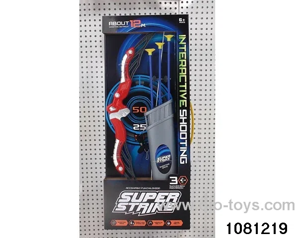 bow and arrow in display box