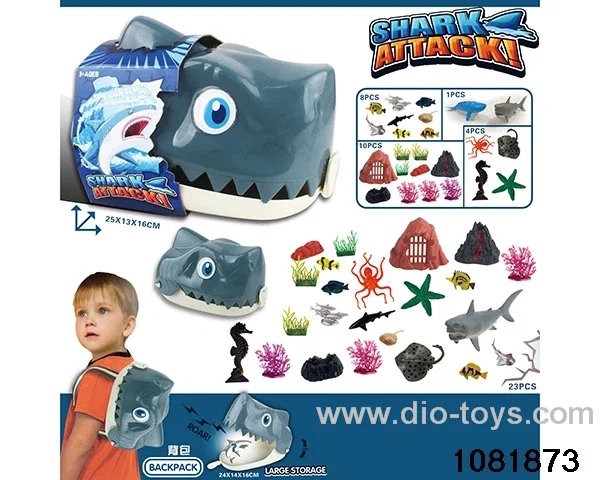 Marine Toys Set in paper card