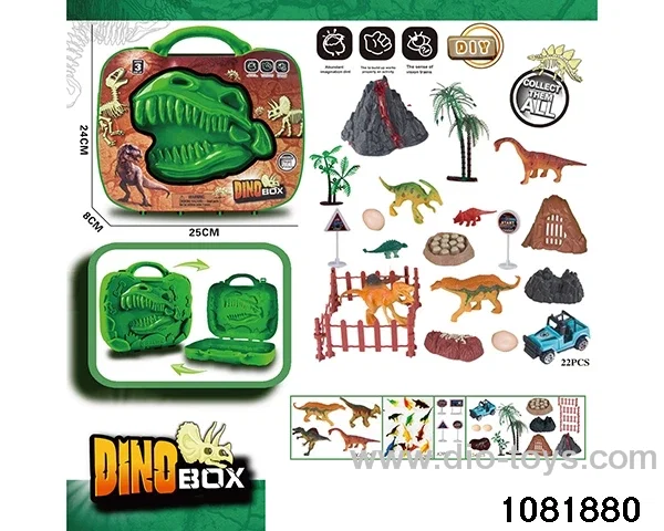 Dinosaur Set in paper card