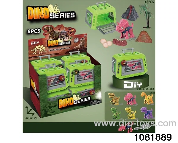 Dinosaur Cage Set in display box