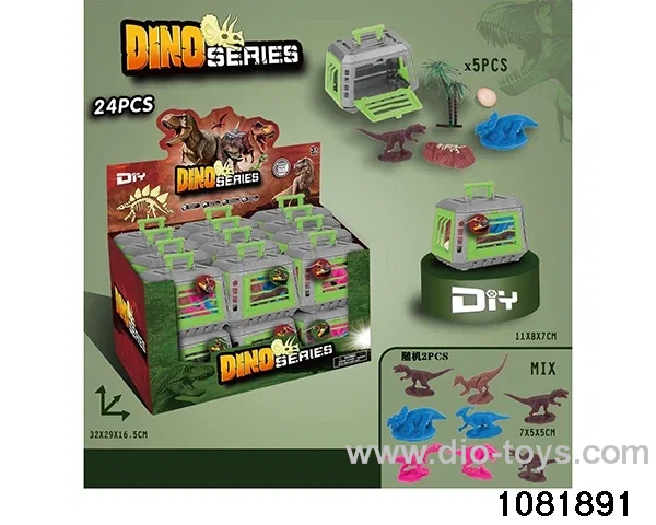 Dinosaur Cage Set in display box
