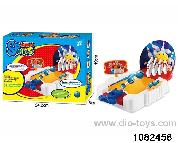 bowling alley in color box