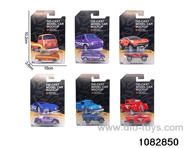 1:64 Alloy Car Set in Blister card