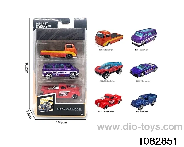 1:64 Alloy Car Set in window box