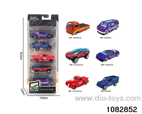 1:64 Alloy Car Set in window box