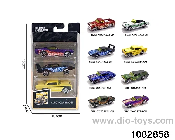 1:64 Alloy Car Set in window box