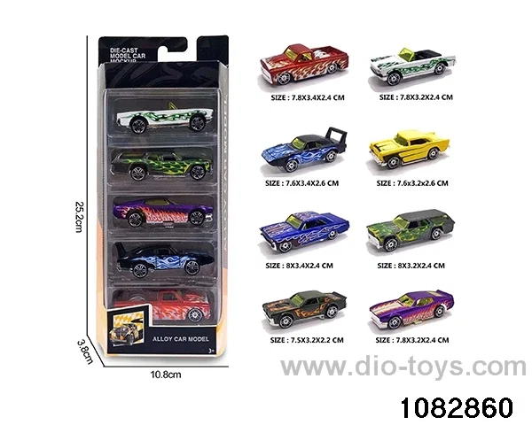 1:64 Alloy Car Set in window box