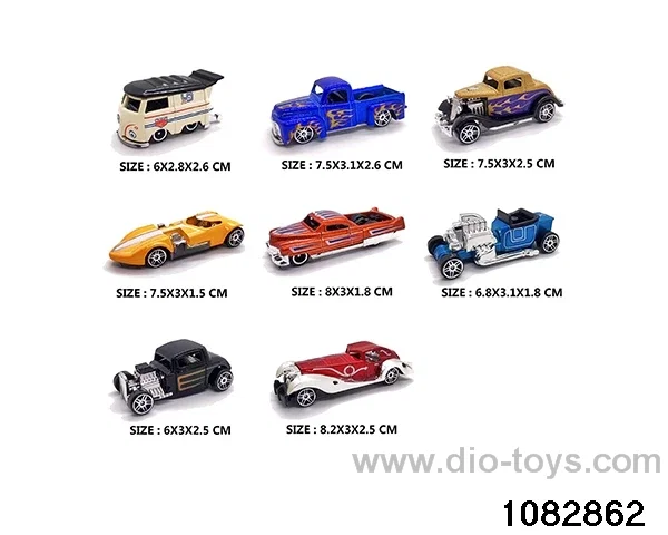Alloy Car Set in opp bag