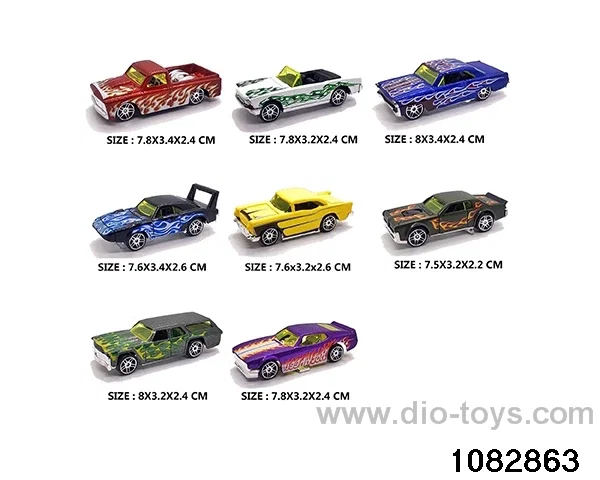 Alloy Car Set in opp bag