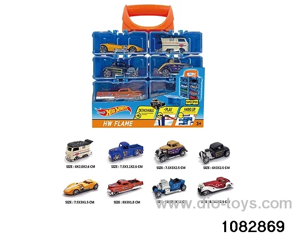 1:64 Alloy Car Set in Plastic box