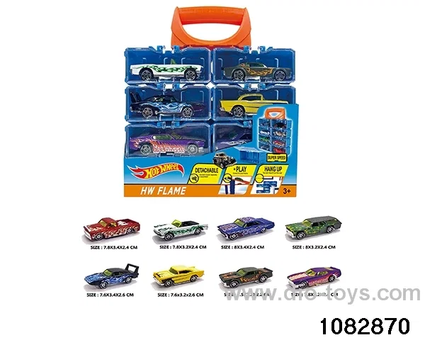 1:64 Alloy Car Set in Plastic box