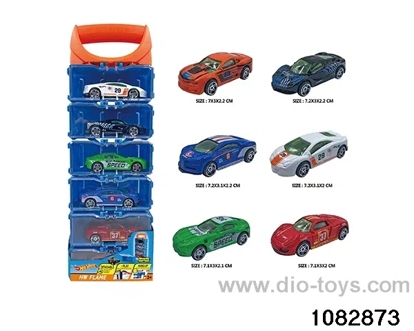 1:64 Alloy Car Set in Plastic box