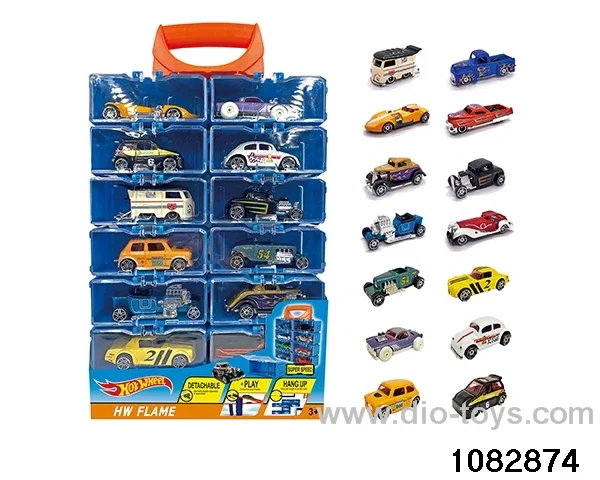 1:64 Alloy Car Set in Plastic box
