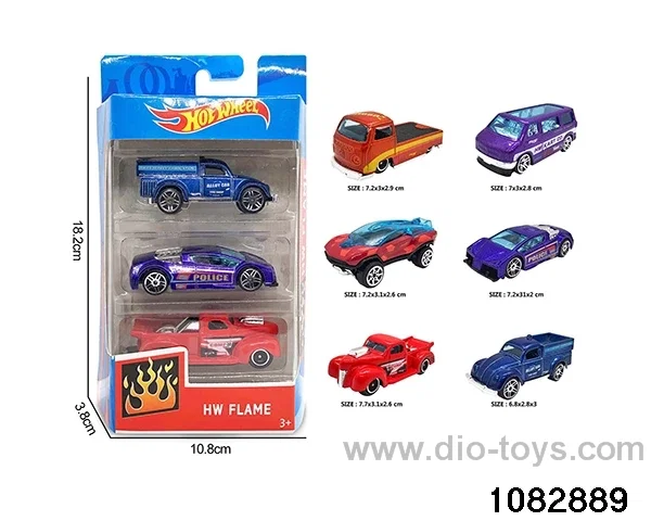 Alloy Car Set in window box