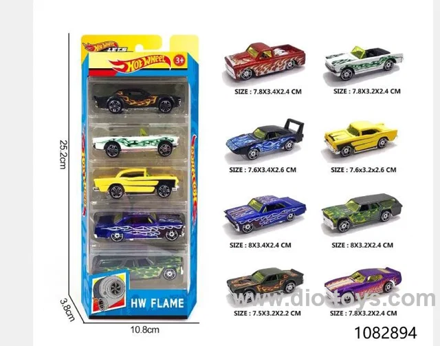 Alloy Car Set in window box