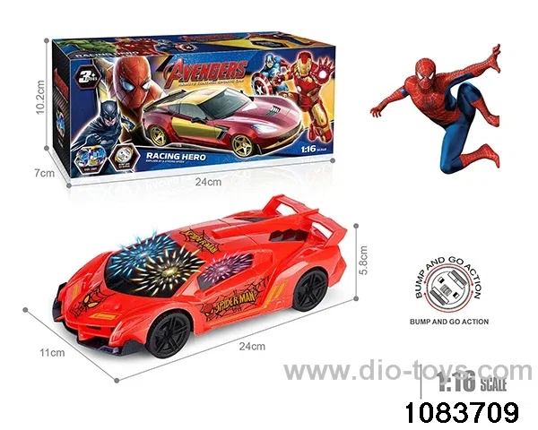 1:16 3D Lighted Electric Car in color box