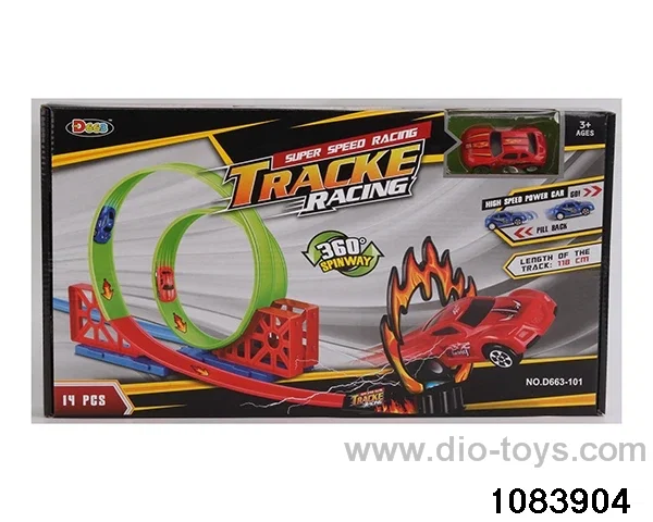 14PCS Pull back High Speed Railcar in color box