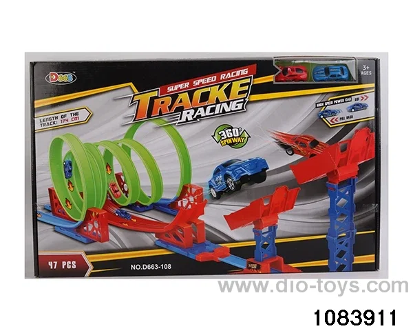 47PCS Pull back High Speed Railcar in color box