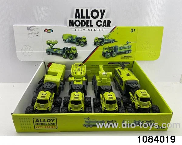 Alloy Inertia Vehicle in display box