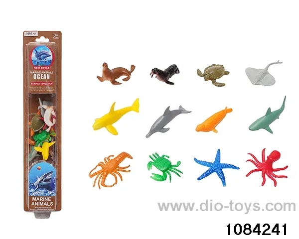 Marine Animal Set in Blister with insert