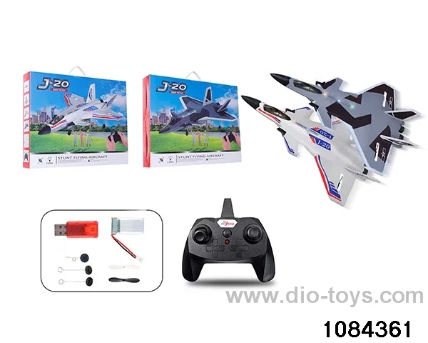 RC aircraft in color box