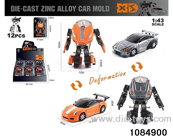 1:43 Alloy Transformer Car in display box