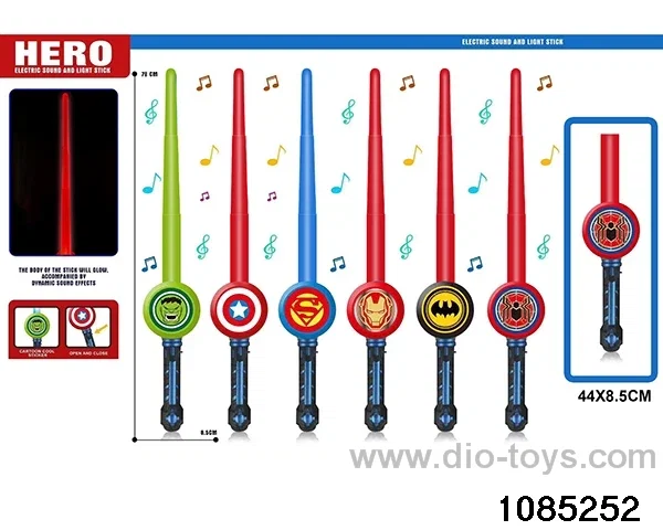 Electric telescopic three-section rod in opp bag