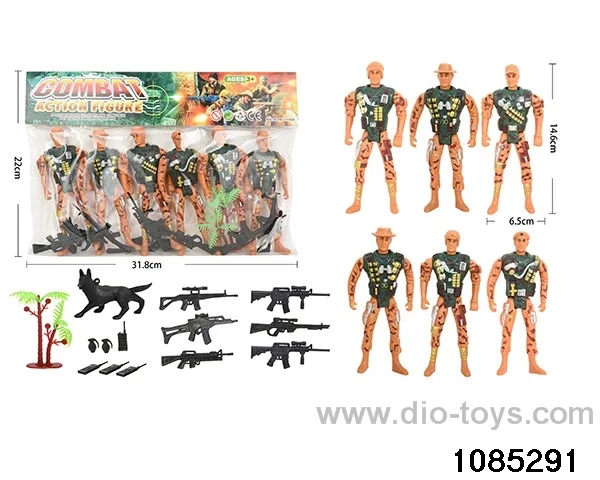 Military sets in bag