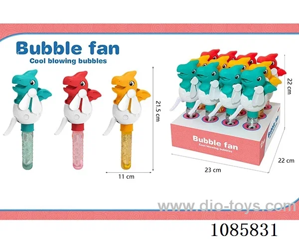 Dinosaur bubble fan