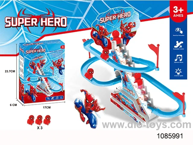 slide track toy in color box
