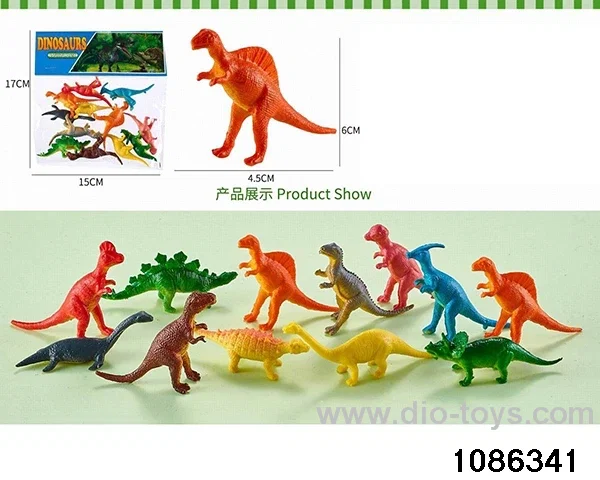 dinosaurs in PP bag with header