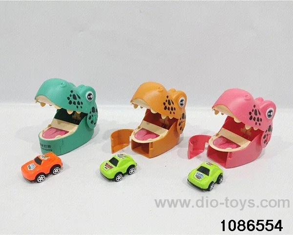 Dinosaur Head Catapult Car in opp bag