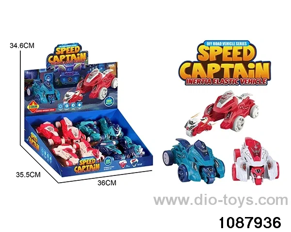 Motorbike Slingshot Battle Cars in 8pcs display box