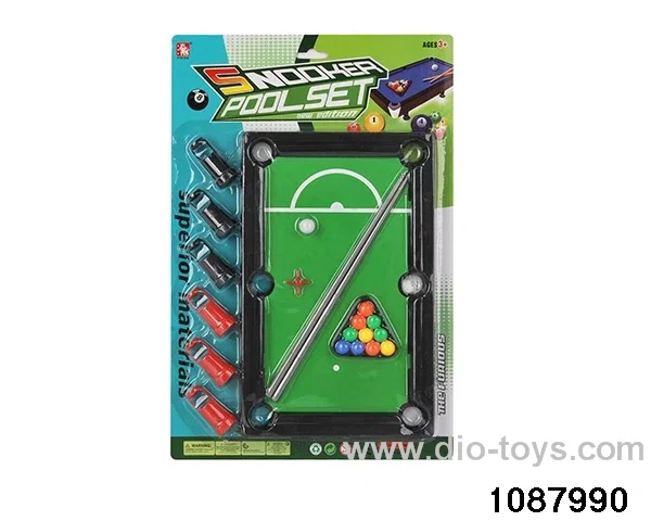 billiard table in Blister card