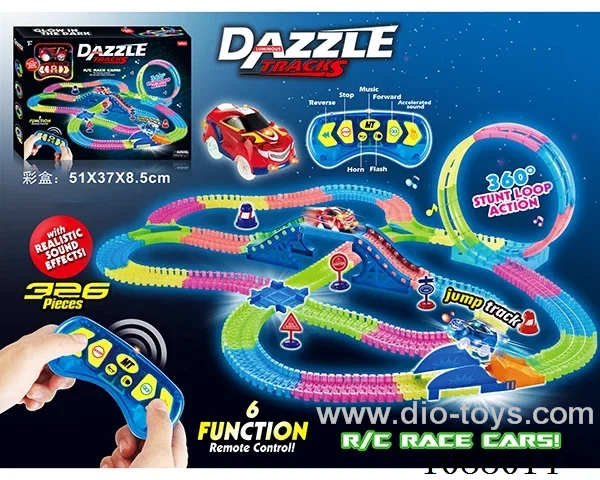 2.4G 6ch rc rail car with light not included battery