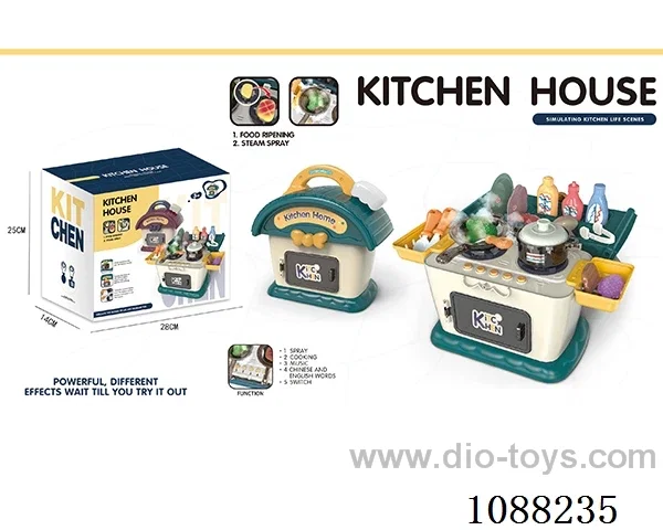 kitchen set with spray