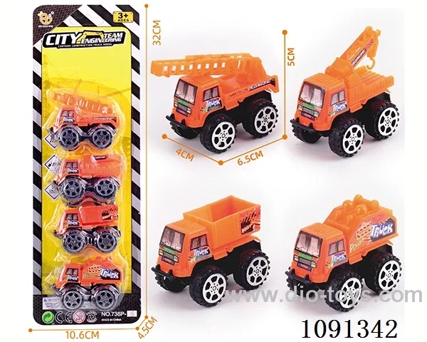 pull back Construction truck