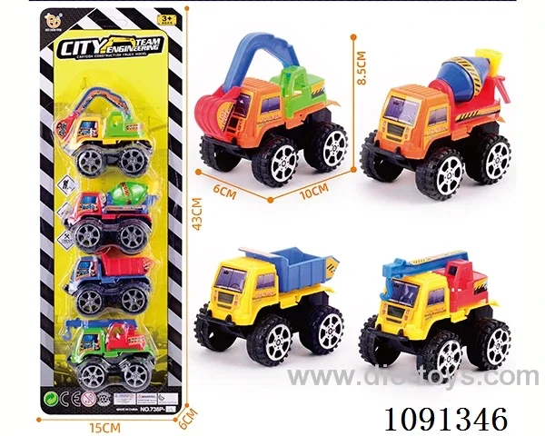 pull back Construction truck