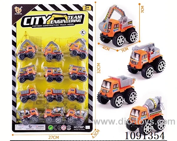 pull back Construction truck