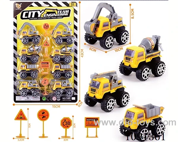 pull back Construction truck