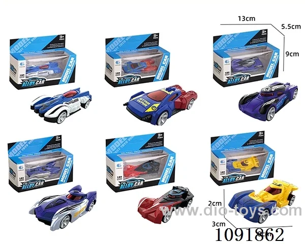 1:64 free wheel alloy car