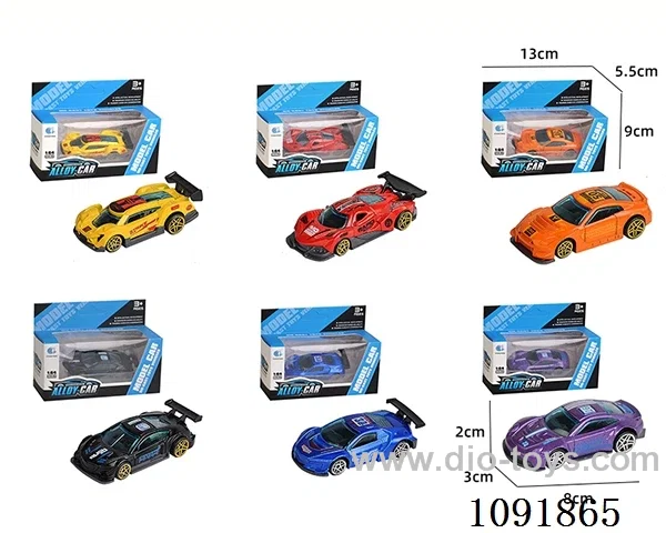 1:64 free wheel alloy car