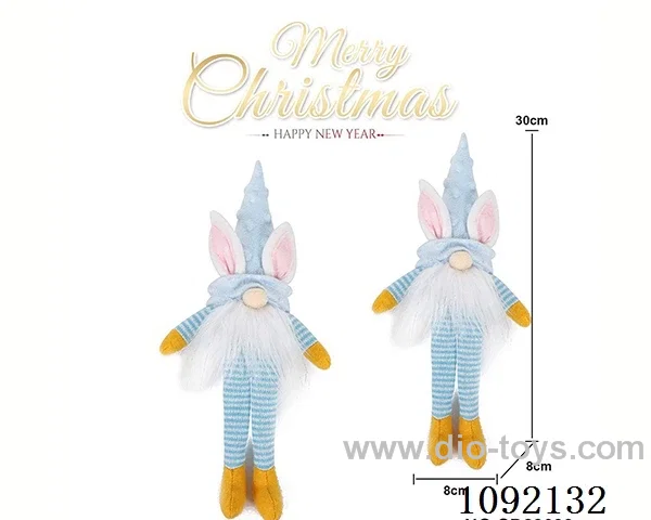 Easter dwarf doll with light hanging legs (pink, yellow, blue, green) pack 2*AG13