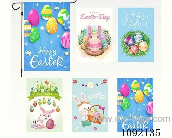 Easter Garden Flag (5 colours optional)