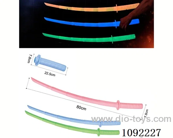 Full injection molding retractable katana