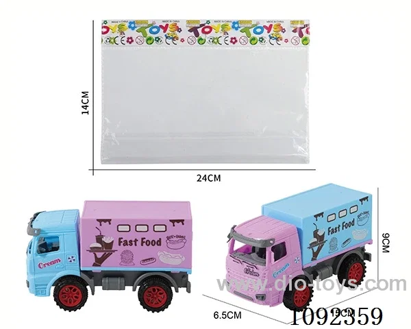Sliding food container truck