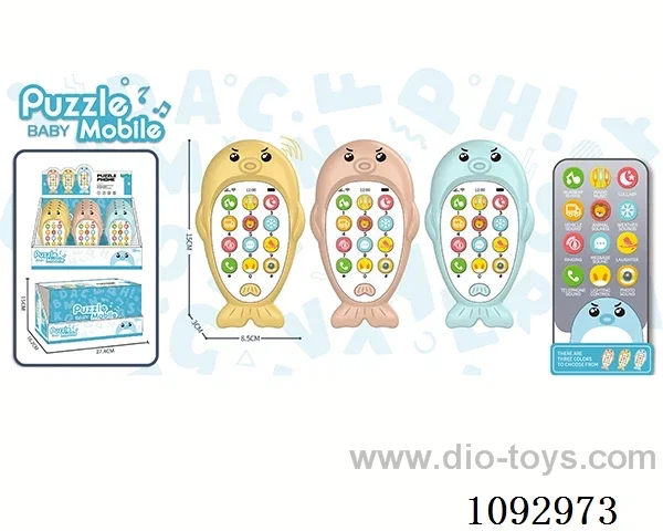 English version of mobile phone fish 3 mixed (12 PCS/box)