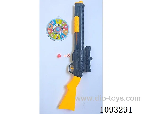 Table tennis gun with target